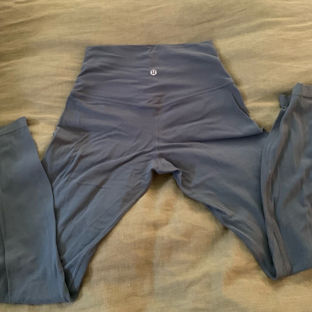 Lululemon Align 25” sz6 Sea Steel